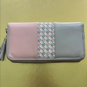 Jocose Moose RFID color block wallet
